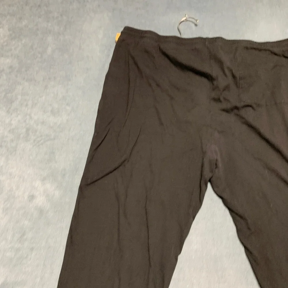 J.Crew Knit Goods Jogger Pants Mens Large Black Gym Slim Fit Drawstring Waist